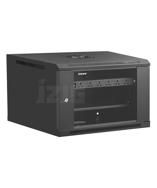 電腦灰玻璃門6U網(wǎng)絡(luò)掛墻機(jī)柜