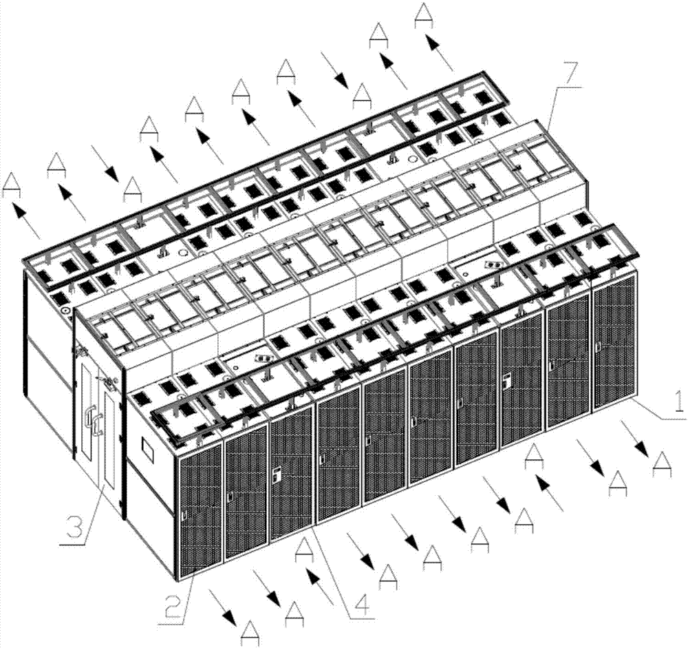 冷通道機(jī)柜效果圖