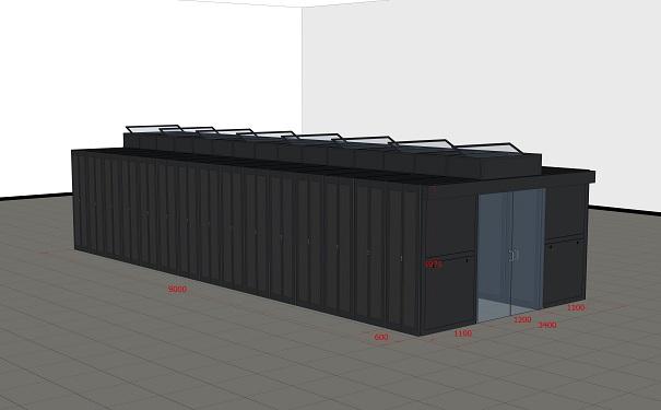 微模塊化機(jī)柜效果圖